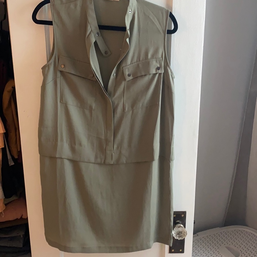 Army green dress
